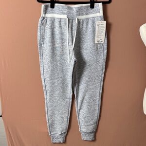 Lululemon Gray & White Jogger Pants